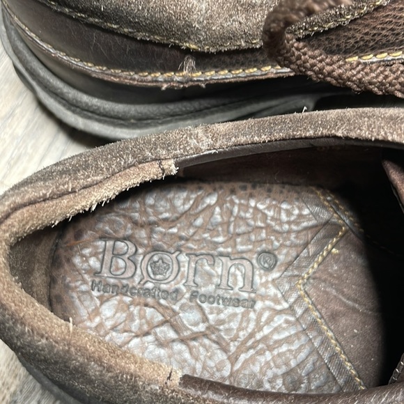 Born Mens Brown Lace Up Leather Shoes, size 8, EU size 41 - Picture 7 of 9